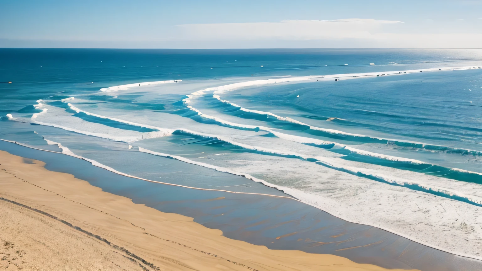 Ocean Sandy Beach Beach