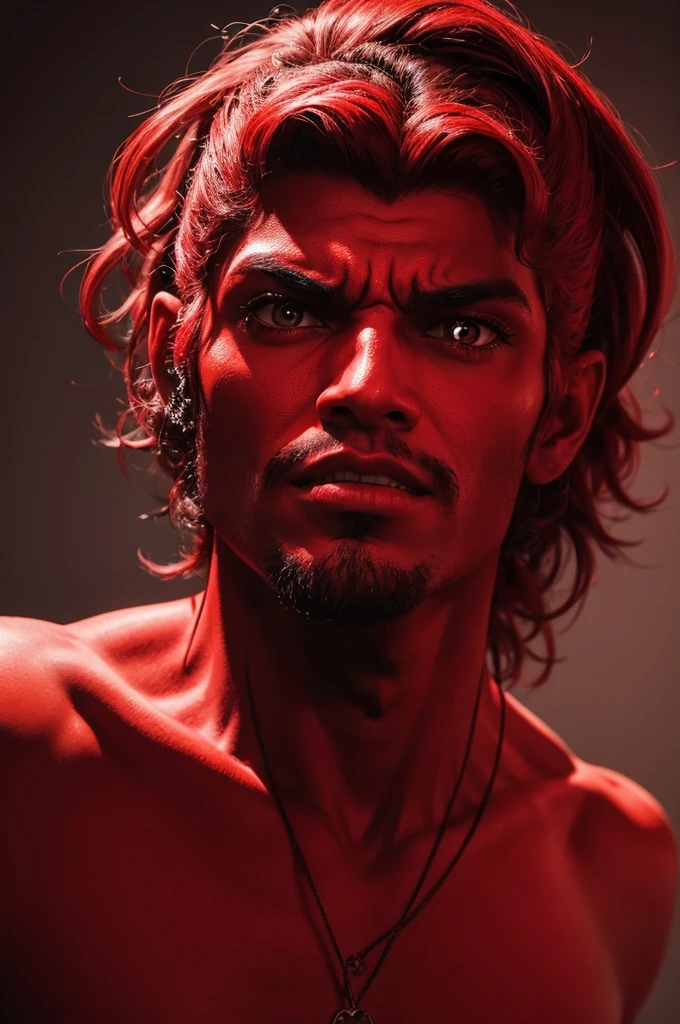 Personagem vermelho monstro 