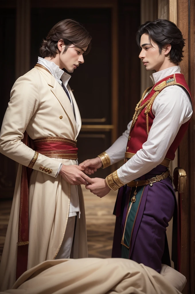 A love between a man prince and another man.