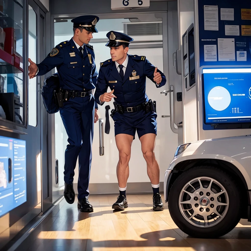 A police man and a male Docter, they are best friend
