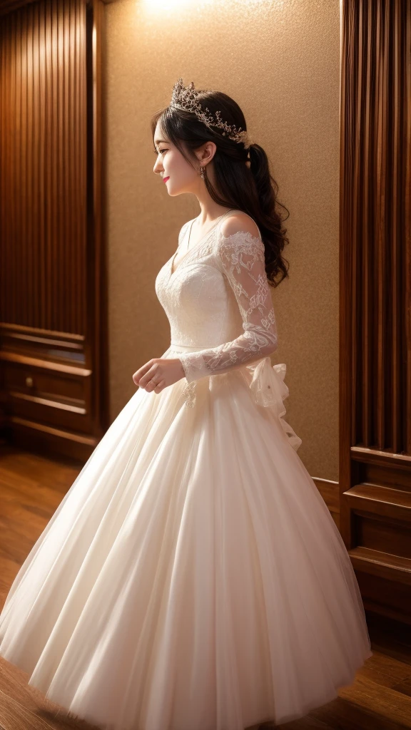 A 30-year-old woman，Her elegance is like a black swan dancing， Every step brings endless charm。 The sound is as soft as velvet， But it can penetrate the deepest corners of the soul