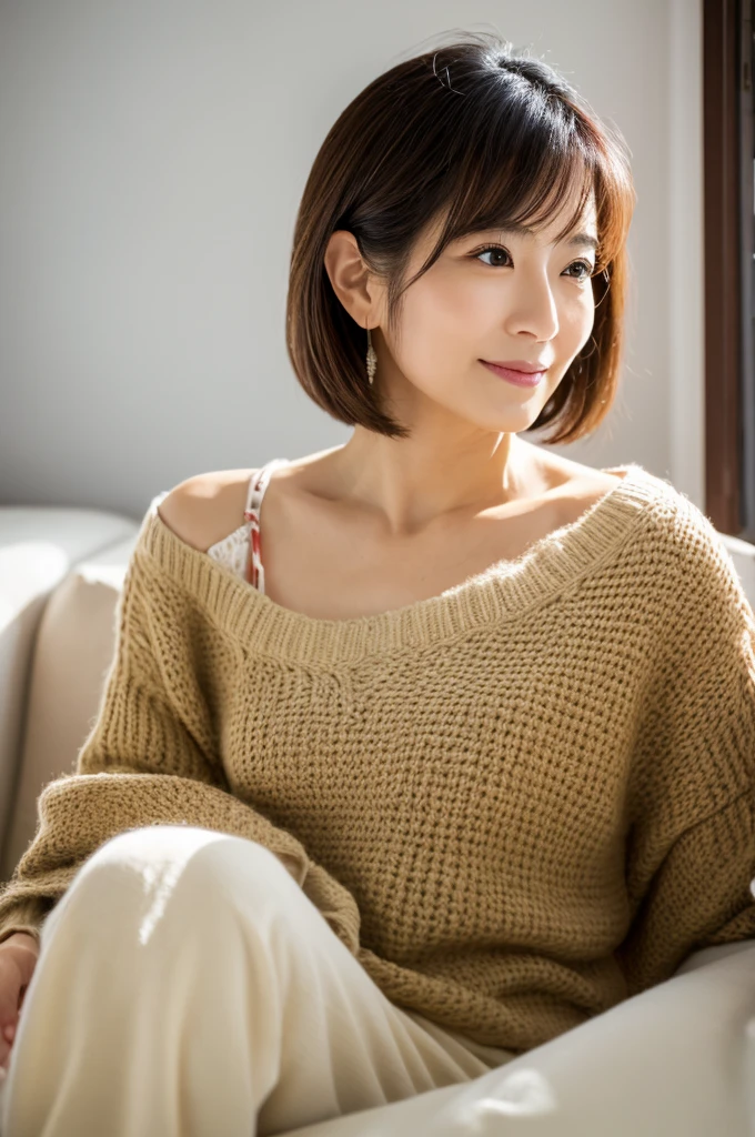 ((Highest quality)),((creation)),((detailed)),Japanese,Mature Woman,Beauty