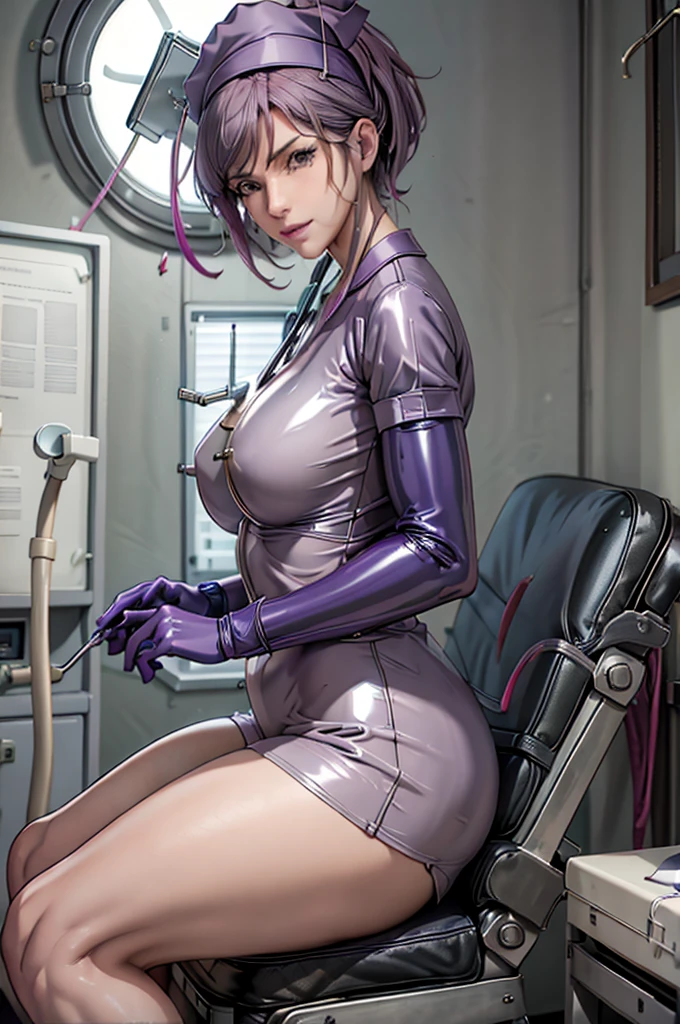 nurse uniform,hospital, latex nurse suit,nurses,busty,elbow gloves,labcoat,grey hair woman,grey eyes , gigantic ,medical instruments,asian nurse,two nurses,speculum,examination room,oversize ,big ass ,strap on, lay on table ,legs spreaded,giving birth,gyno chair , dentist,Milf,latex,pink uniform,oversize breasts