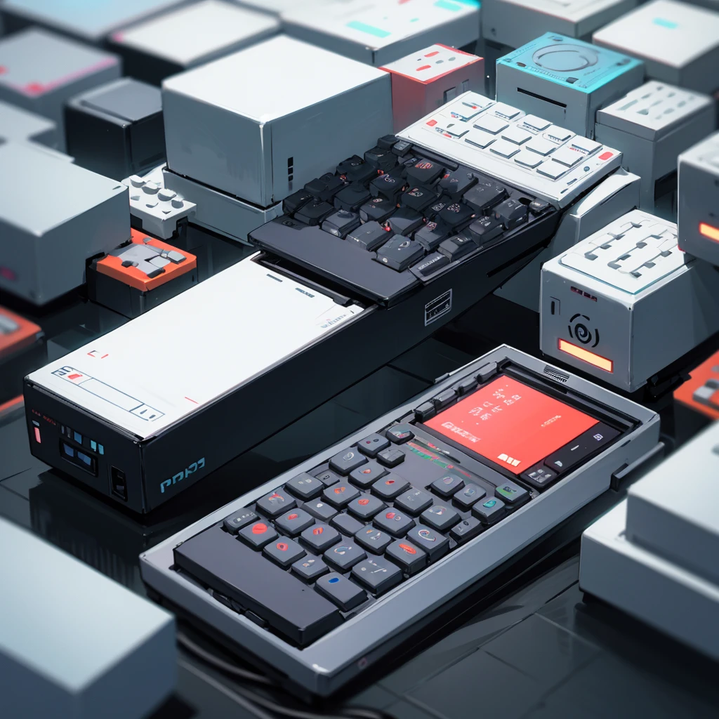 Push-button Android phone, 123 keyboard