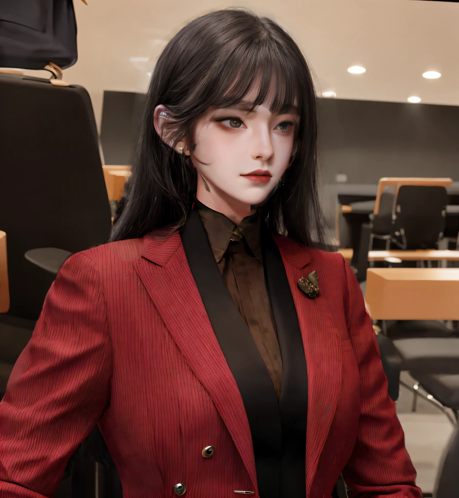 Black long hair