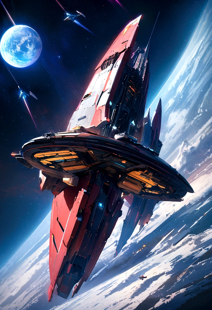 A spaceship flying over the Earth looking at the moon, Star Citizen digital art, Star Citizen origin 100i, Star Citizen halo, Star Citizen, Star Citizen concept art, SF Spaceship, 戦闘中のSF Spaceship, 4K HD WallpaperC 1 7, SF Space Station, A magnificent and beautiful space science fiction, Born Space Library Artwork, SF Spaceship