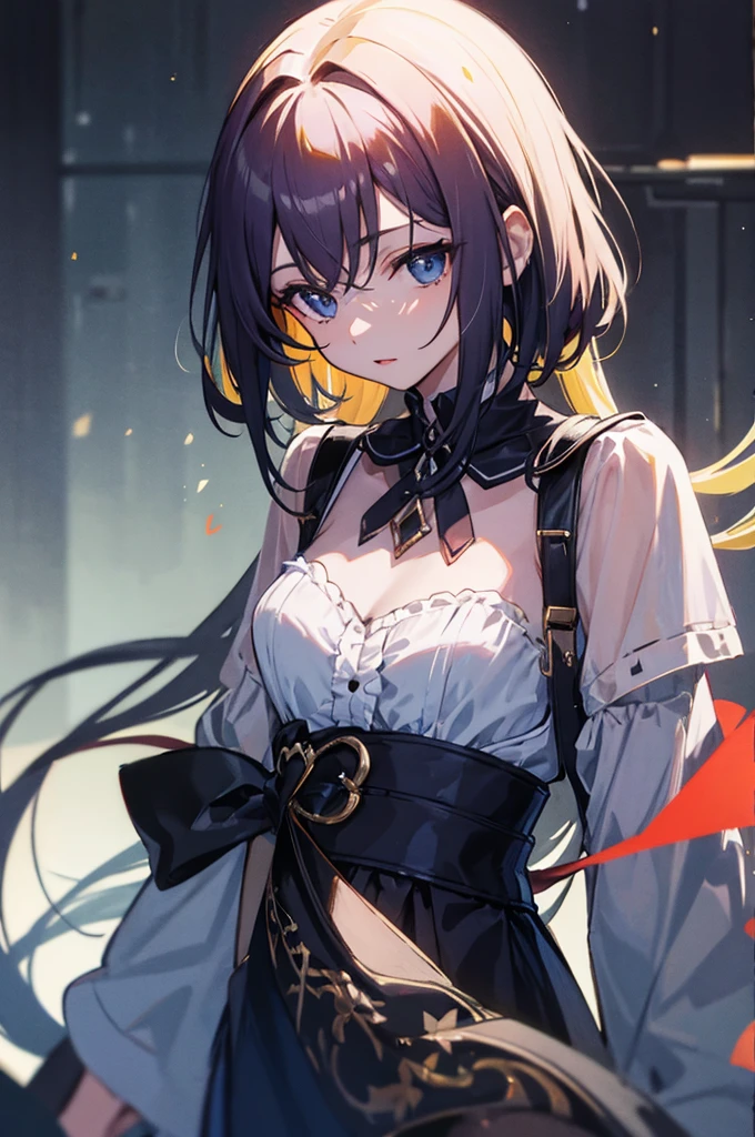 solo、Girls' High School生、(Big Breasts、Big Tits)、(Sailor suit summer uniform、Short sleeve、Yellow tie、Navy blue micro mini skirt、Navy Pleated Skirt、White mesh panties、White Short Socks)、Arms folded behind back、Spreading her legs:1.5、(Big Breasts、Big Tits)、(Black Hair、Very Short Hair、Boyish cut)、sitting、Girls' High School、classroom