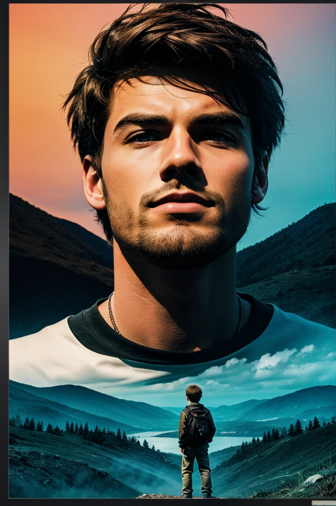 Alone boy hill graphics