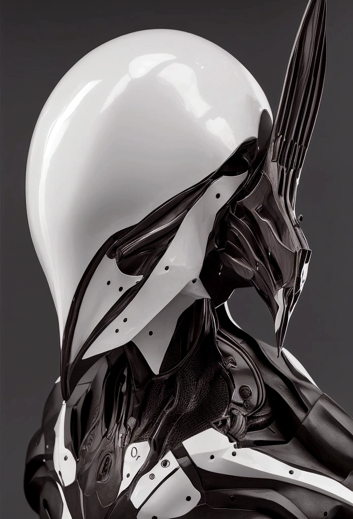 Tiro de medio cuerpo, hyperrealism photography, Beautiful model with avant-garde gelatin xenomorphic nun mask, cubierto de sangre, Renderizado de octanaje