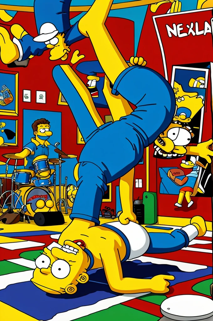 Los Simpson breakdance
