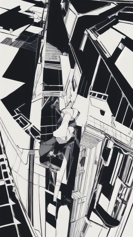 leaning back with hands out in the air,girl、high school girl、(masterpiece, highest quality, official art:1.2), (flat color:1.5),(colorful),looking at the viewer,1 girl,alone, white background, ,(2D:1.5) ,NSFW