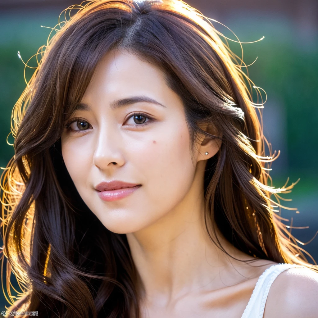Beautiful mature woman with wavy long hair, Ultra-high resolution,(Realistic:1.4), ((Highest quality)), ((masterpiece)), (be familiar with),