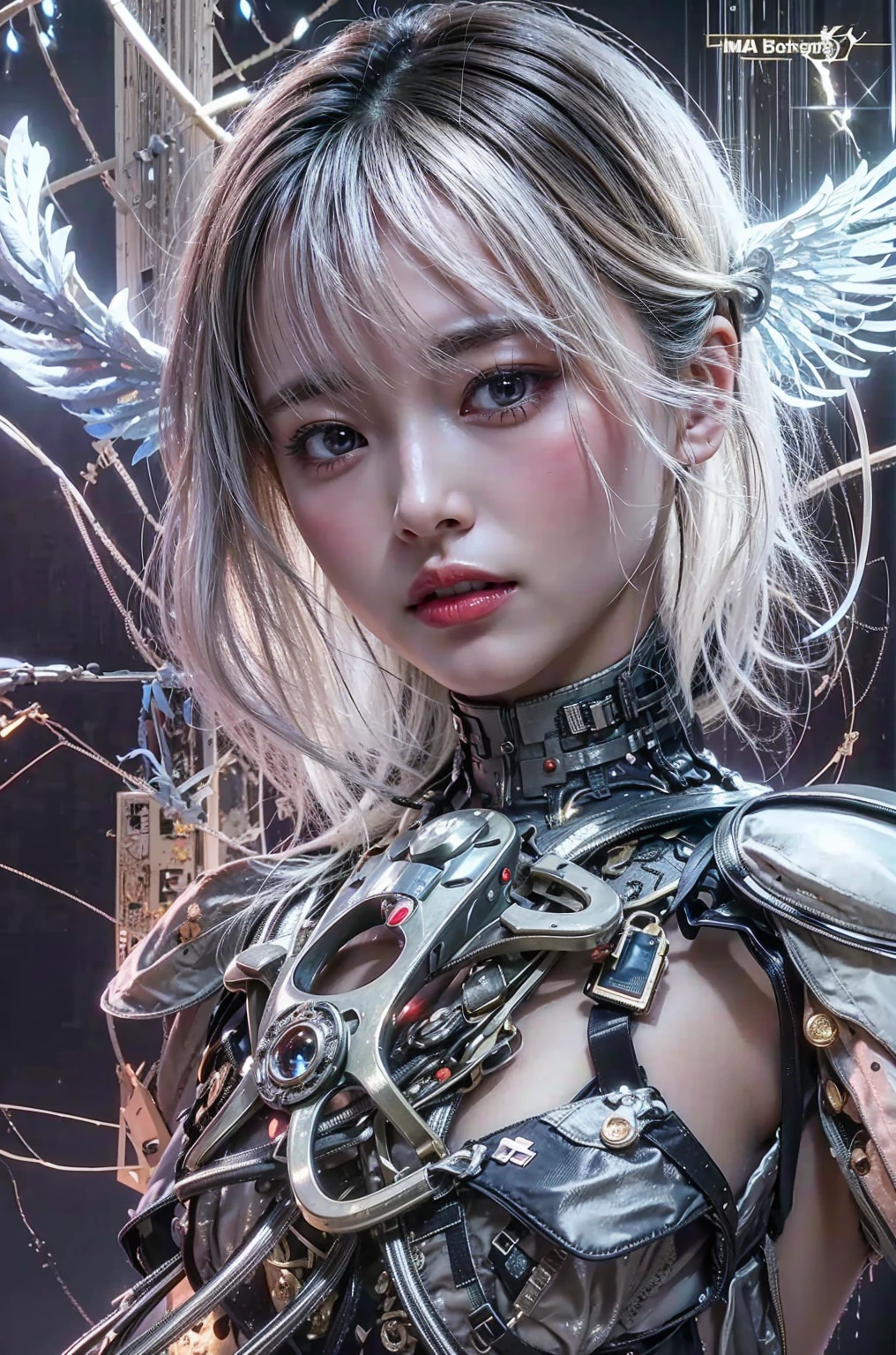(masterpiece, best quality:1.2), (8k uhd, 16k, 32k, ultra high res), Steampunk, fictional WWII former Japanese Imperial Army armored car and cyborg Japanese female soldier, beautiful face, torn pants, dirty clothes, very intricate details, olive drab paint, peeling paint, weathering, fortress attack, realistic photo, taken with Fuji film X-T30+Nokton. HDR10