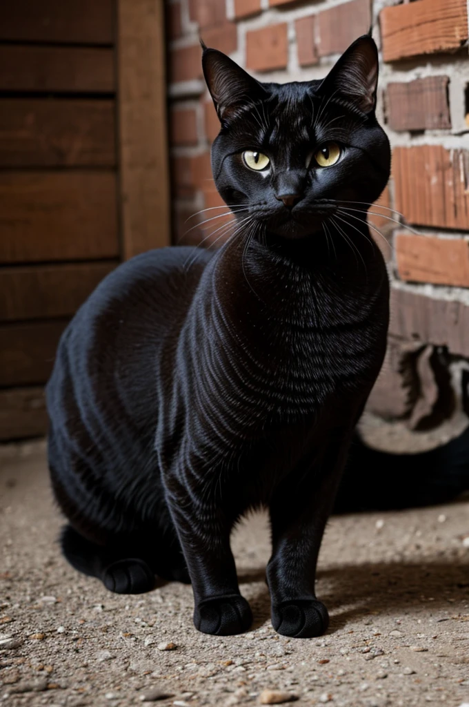 Un gato con botas negras