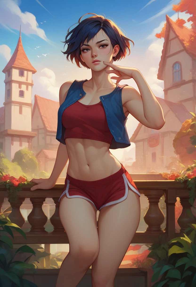 cindymoon, short hair sexy