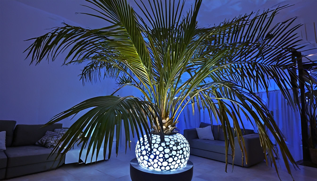 Kefalonia,4K,Ultra HD,Extravagant space,Ambient indirect lighting,Palm tree,rich,rich,VIP,VIP
