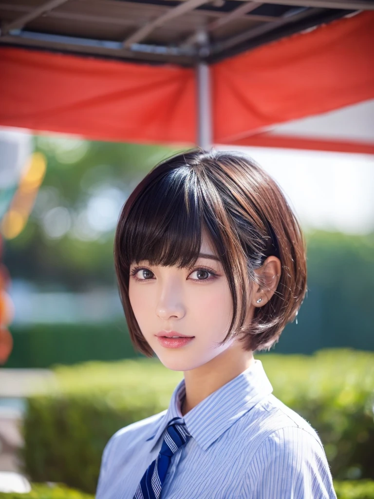 Short Hair（Bangs style）in、A handsome male announcer with double eyelids。Handsome