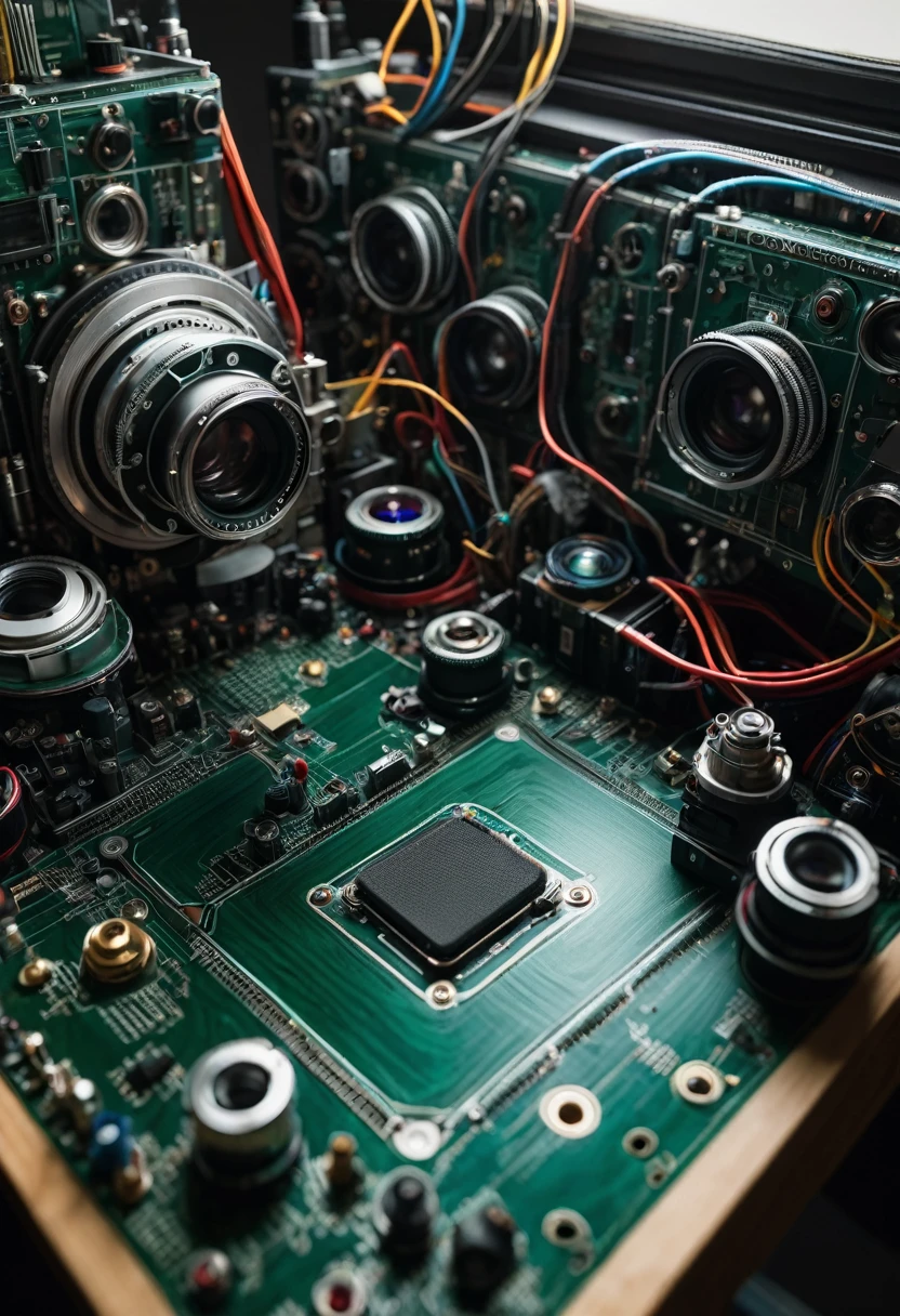 It seems like you're asking for a prompt to create a role, possibly for a project involving engineering and photography, with a focus on art. Here's a suggestion: "Engineer a creative photography setup that highlights the beauty and complexity of engineering designs. Capture the images, then use them to create an art piece that blends the technical and aesthetic aspects of both fields."