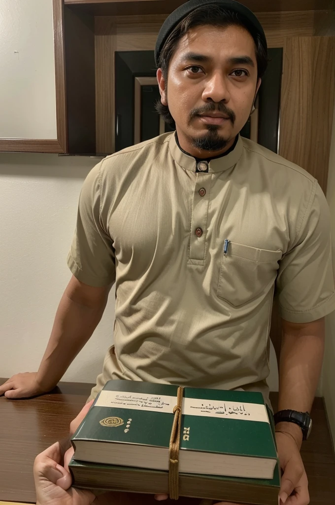 Tentu, saya bisa membantu membuat naskah dialog tentang kisah Islami. Berikut adalah contoh naskah dialog yang menceritakan kisah Nabi Ibrahim dan anaknya, Ismail, saat menjalani ujian berat dari Allah. Saya juga akan menyertakan mimik dan cara pengucapannya.
---
**Judul: Ujian Kesetiaan**
**Setting:** Di sebuah lembah sunyi, di dekat Makkah. Ada tenda sederhana dan pohon kurma. Ibrahim dan Ismail sedang berbicara di luar tenda, dalam suasana yang tenang namun serius.
---
**Ibrahim (diperankan dengan wajah serius namun penuh cinta):** (Berbicara perlahan dan penuh rasa) "Anakku, Ismail, aku memiliki sesuatu yang penting untuk disampaikan. Allah telah memberiku sebuah perintah dalam mimpi yang sangat berat."
**Ismail (dengan wajah penuh rasa ingin tahu dan ketenangan):** (Menatap ayahnya dengan mata penuh rasa hormat) "Apa itu, Ayah? Apa yang Allah perintahkan kepadamu?"
**Ibrahim (menghela napas, menunjukkan rasa berat hati namun penuh keikhlasan):** "Aku diperintahkan untuk mengorbankanmu, anakku. Ini adalah ujian dari Allah untuk kita."
**Ismail (menunjukkan keteguhan hati dan keikhlasan, meski ada sedikit ketakutan):** (Dengan suara tenang tapi kuat) "Ayah, jika itu perintah Allah, maka lakukanlah apa yang diperintahkan. Insya Allah, aku akan sabar dan patuh."
**Ibrahim (terlihat bangga dan lega, tapi dengan air mata yang mulai mengalir):** (Mengusap kepala Ismail dengan lembut) "Subhanallah, anakku. Kau begitu tegar dan ikhlas. Mari kita bersiap."
**Narrator (suara narasi yang dalam dan penuh makna):** "Ibrahim dan Ismail berjalan menuju tempat pengorbanan, hati mereka penuh dengan kesetiaan dan kepercayaan kepada Allah. Ketika mereka tiba, Ibrahim mempersiapkan Ismail untuk memenuhi perintah Allah."
**Ismail (dengan wajah tenang dan penuh keimanan):** (Memandang ayahnya dengan senyum penuh keberanian) "Ayah, pastikan ikatan tali ini kuat agar aku tidak bergerak. Dan tutuplah mataku agar kau tidak ragu."
**Ibrahim (dengan suara serak, menunjukkan ras