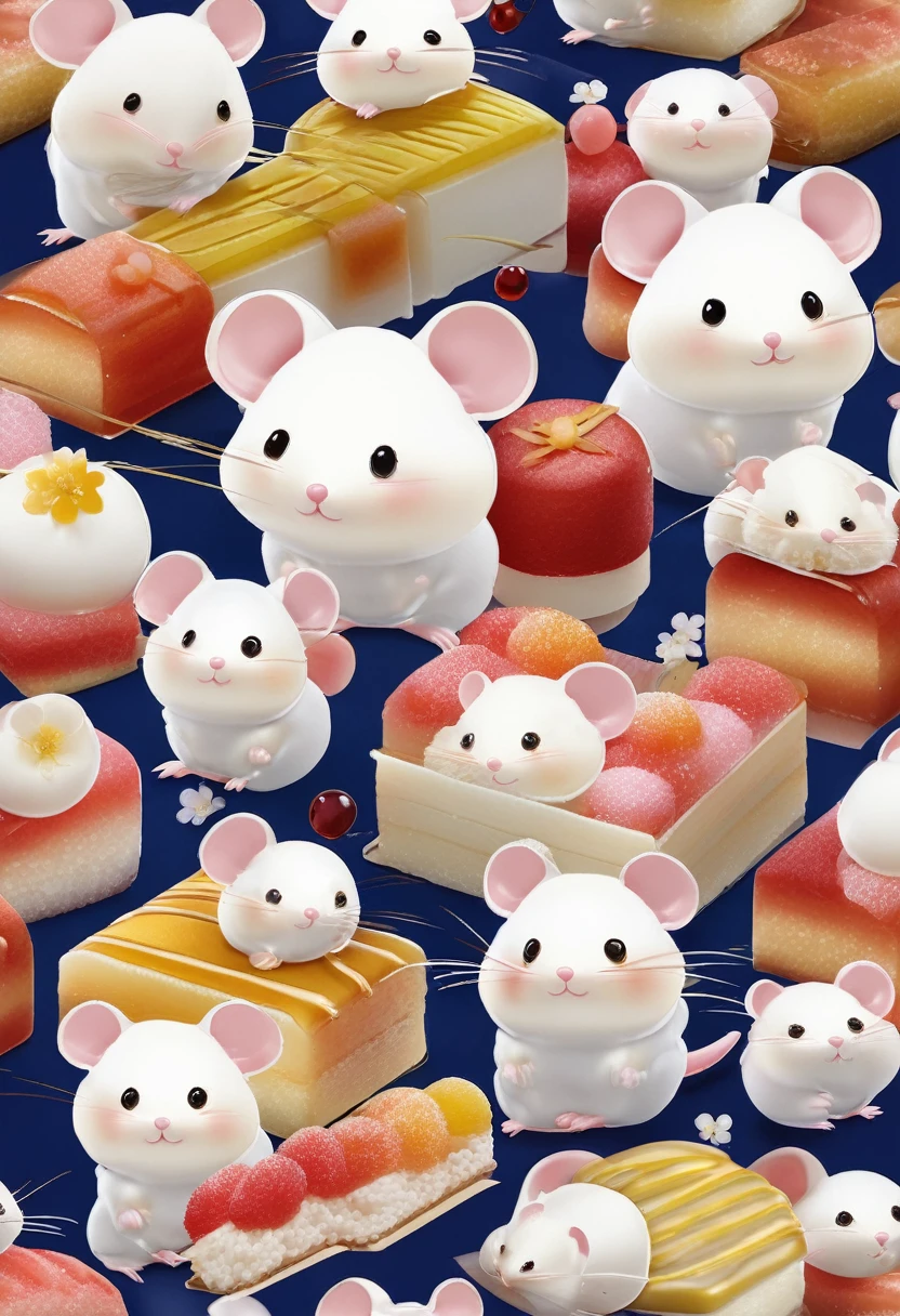 White Mouse Japanese Sweets