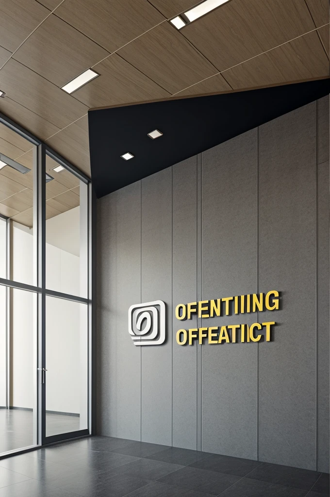 wall design for the office of finance and investment