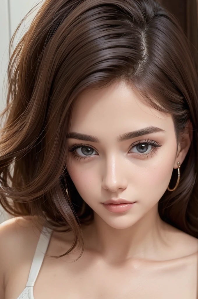 ((best quality)), ((masterpiece)), (detailed), perfect face uma mulher de 22 anos, loira cabelos curto