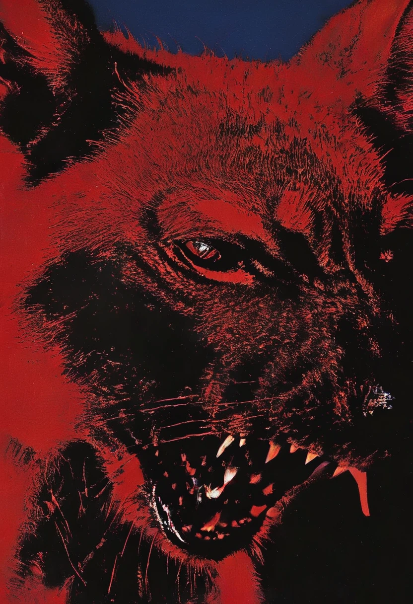 red and black cat