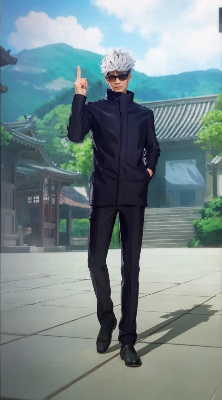 Realistic, asian man, hd