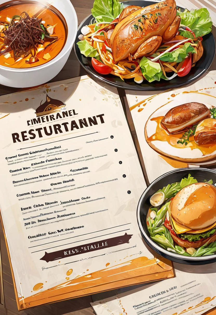 resturant menu