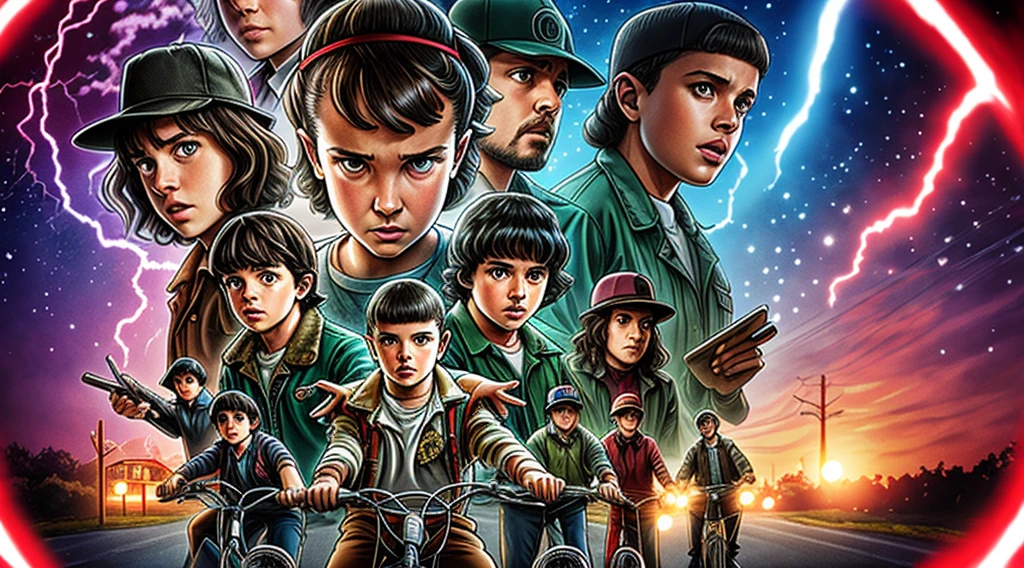 Eleven from the series "Stranger Things"