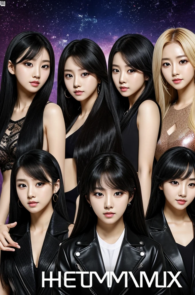 K pop group 6 member name hexamie