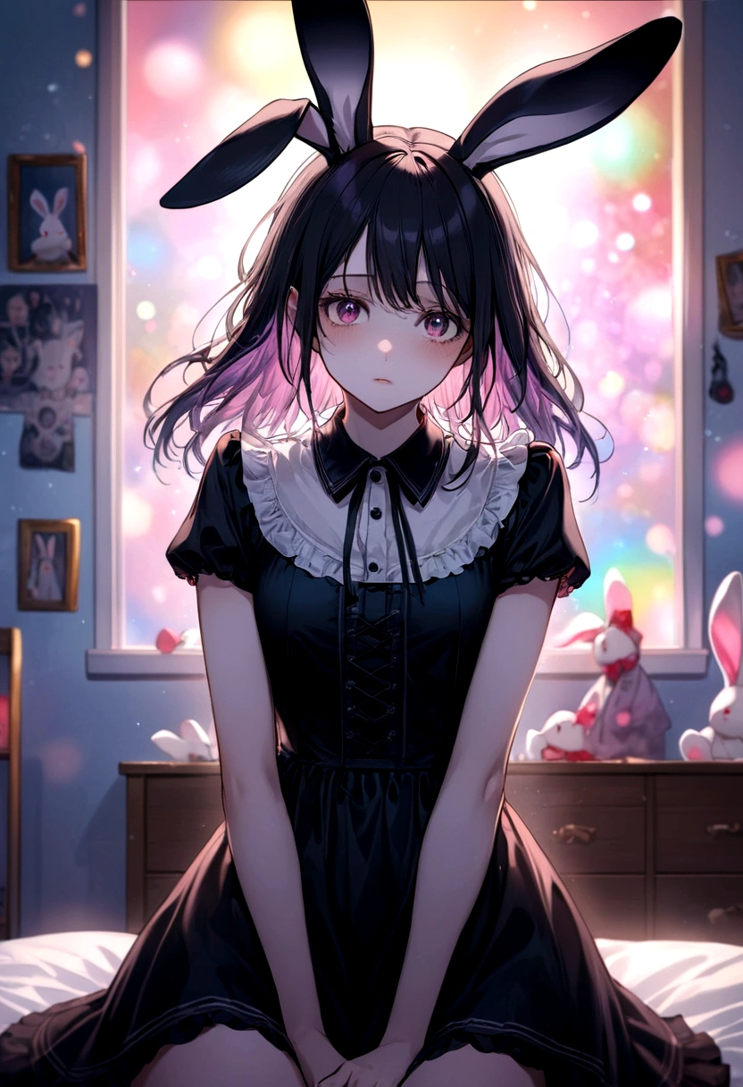 Hallucinations, Fantasy , nightmare , Insane Dream , Bokeh Female Bunny , Do you really want someone like me? , room