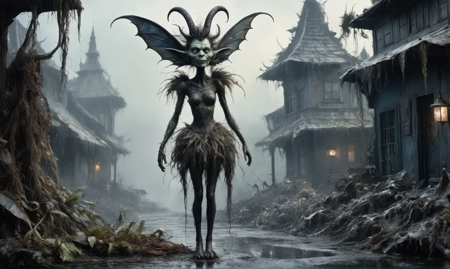 full-body-shot,Very tall pearl fairy, who can't fly,Cinematic,Muted colors, Technicolor,natural skin textures, hyper realisitc, hyper detailed,Extremely detailed,High contrast,Masterpiece,Realistic,Ultra Detailed,mother-of-pearl leather,Quentin Blake Style Photography, wlop,full body length,once pretty,full body,bailong plant Caribbean sparas made of dead charcoal plants,charcoal Alien Krampus,ominous winter landscape, natural skin textures, hyper realism, hyper detailed,Extremely detailed,High contrast,Masterpiece,Realistic,Ultra Detailed, intricate details,realistic humid leather,extremly intricate,Epic Realistic, cinematic style,irina yermolova,high contrast,hdr,extremely detailed, intricate details,realistic humid skin,extremly intricate,Epic Realistic, Romantic, cinematic style,irina yermolova,Nicola Samori,Wangechi Quality,orc, messy hair,urban,luminous eyes,extremely detailed,[night landscape],masterpiece,intricate details,faded,eyes extremely detailed,high detailed eyes,4k resolution,RAW, Nikon Z9