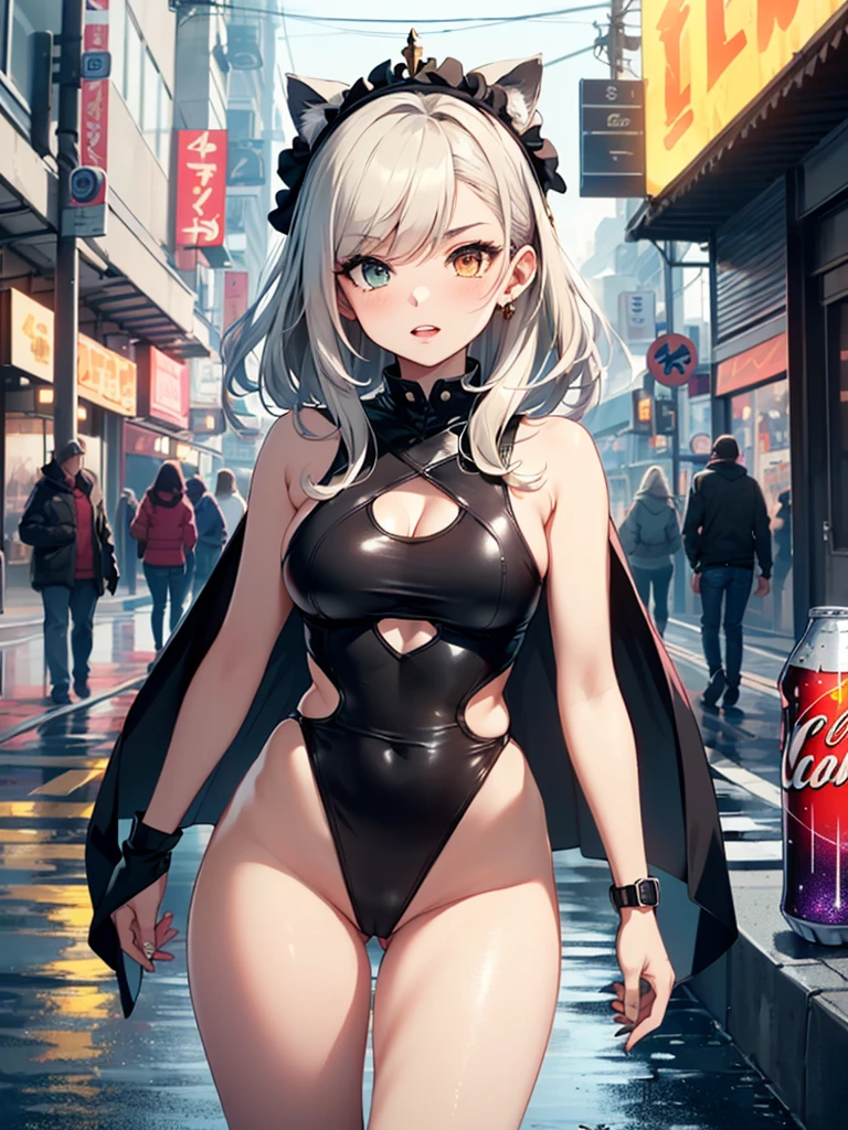 little mucama cat girl,(((1 chica))),(((little ,tiny little body,,chibi))),(((6 years))),((mucama cat girl with extremely lindo and beautiful pale rosa hair)),(((cat girl,anthro furry lindo,cat girl))),(((cola,cat cola,Orejas de gato,thin cat cola,Orejas de gato on head,big Orejas de gato))), (pechos grandes:1.4),pechos abundantes,Pechos esponjosos,busto copa H,reventar,parte superior del busto abultado,(((pale rosa pelo despeinado:1.35,cabello corto,pelo interior coloreado,pelo despeinado,ear breathing))),((heterochromia:1.5, (rosa_ojo and yellow_ojo))),intricate ojos,beautiful decolaed ojos,symmetrical ojos,big ojos:1.3,((Gordo)),(((piel brillante:1.5,piel brillante: 1.5,piel bronceada,piel brillante,very piel brillante,cuerpo brillante,plastic glitter skin,exaggerated piel brillante,piel iluminada,piernas mojadas))),(spider lower abdomen,cintura estrecha,cadera ancha,athletic body,piernas infladas,decolaed body,(decolaed face)), lindo,cachonda,seductor,Erotic,(((NSFW))), (mucama headdress),mucama swimsuit,tocado,(mucama),sin mangas,recorte de escote,piernas desnudas,ropa sexy,((Ropa mojada,traje intrincado,ropa intrincada)), (dynamic pose:1.0),enfocarse solo,feliz,(centrado,escala para ajustarse a las dimensiones,Regla de los tercios), cyberpunk city by the ocean at night, with bright neon signs and dark stormy clouds and puddles, escenario:1.25, Artistic photography,(photograph taken by sldr),high resolution, Sharp focus, (ultra decolaed, extremely decolaed), (obra de arte fotorrealista:1.37),(extremely decolaed CG unity 8k wallpaper),((tema de fondo de onda sintetizada)),(((colores vibrantes))),(fondo intrincado),(Obra maestra),(mejor calidad),