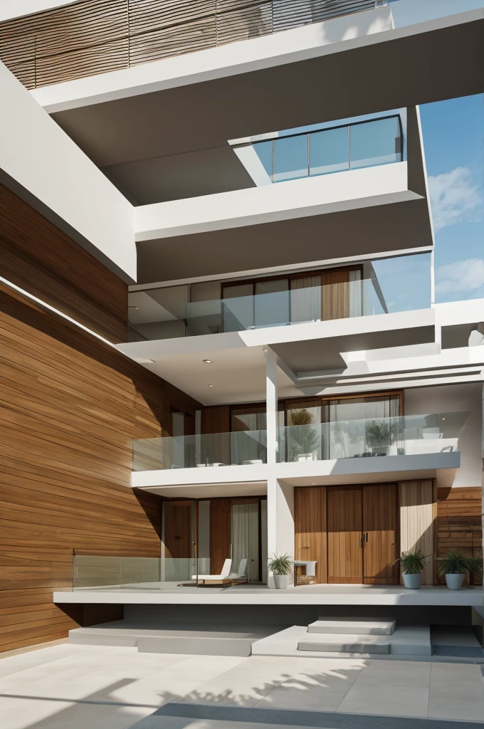 Crea un plano arquitectonico en forma de L