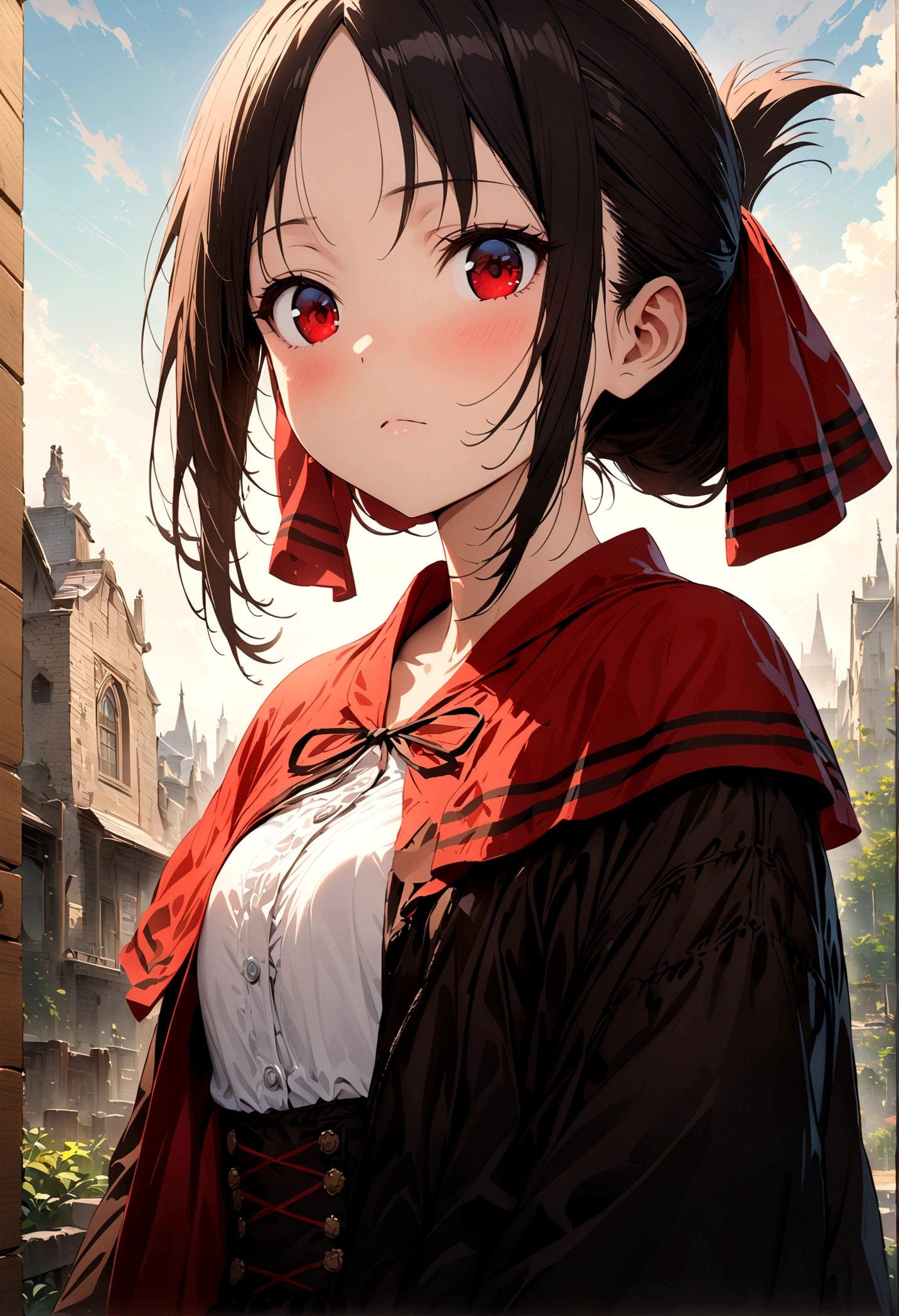 1girl,shinomiya kaguya,kaguya-sama wa kokurasetai ~tensai-tachi no renai zunousen~,,(masterpiece:1.3),(highest quality:1.4),(Super detailed:1.5),High resolution,Very detailed,unity 8k wallpaper