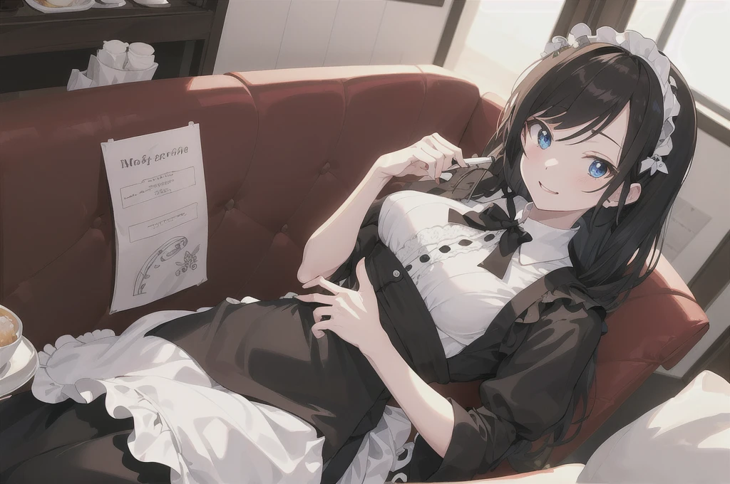 Cute  s　top-quality　​masterpiece　Normal five fingers　Lustrous hair Maid café clerk