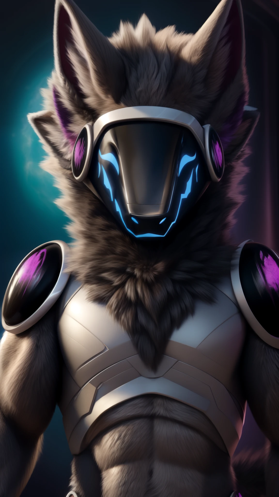 Protogen looking at the viewer