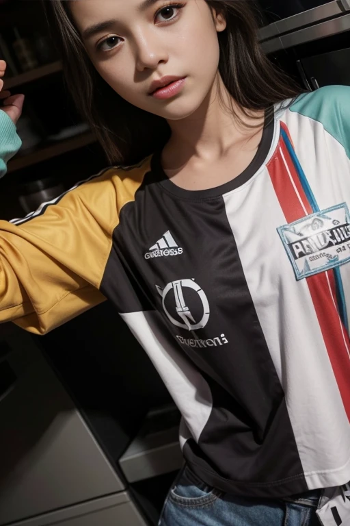 Quero a imagem completa da camisa . I want to see the full image of the shirt which is partially visible now.