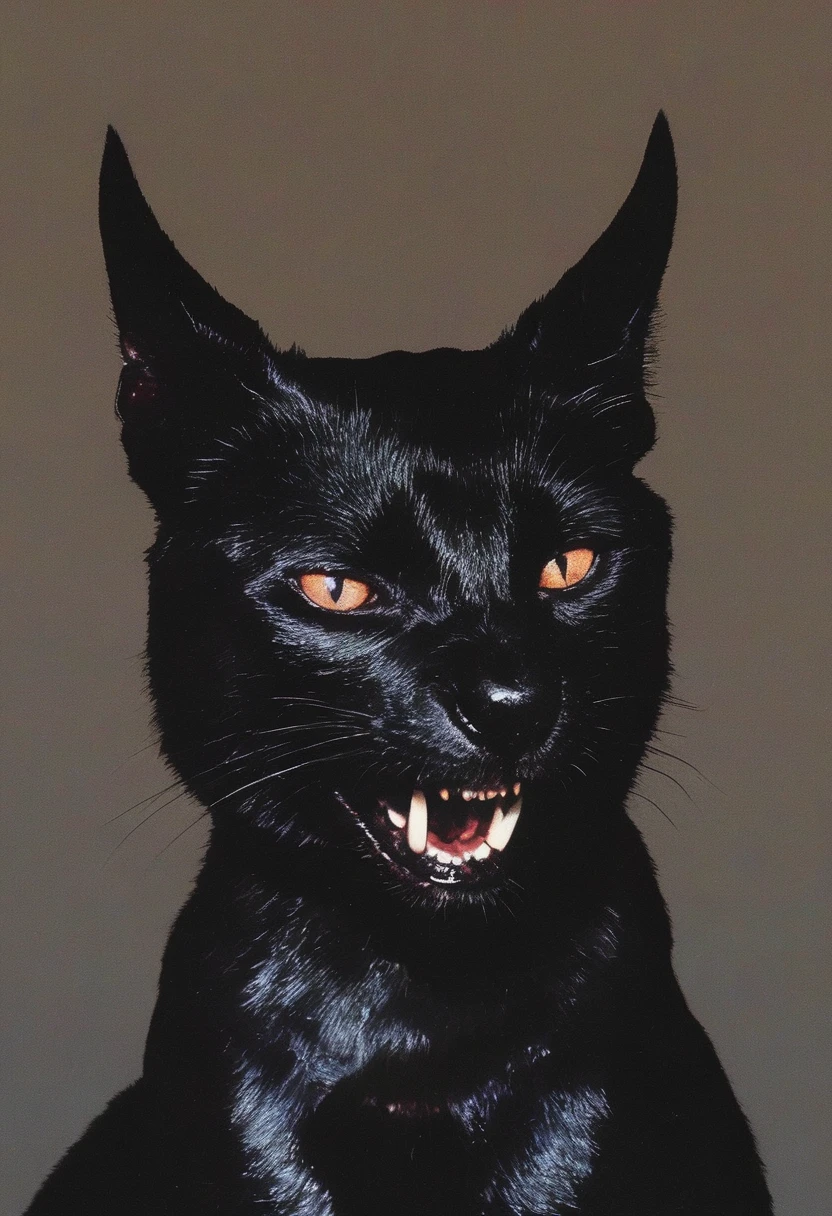 horror black cat