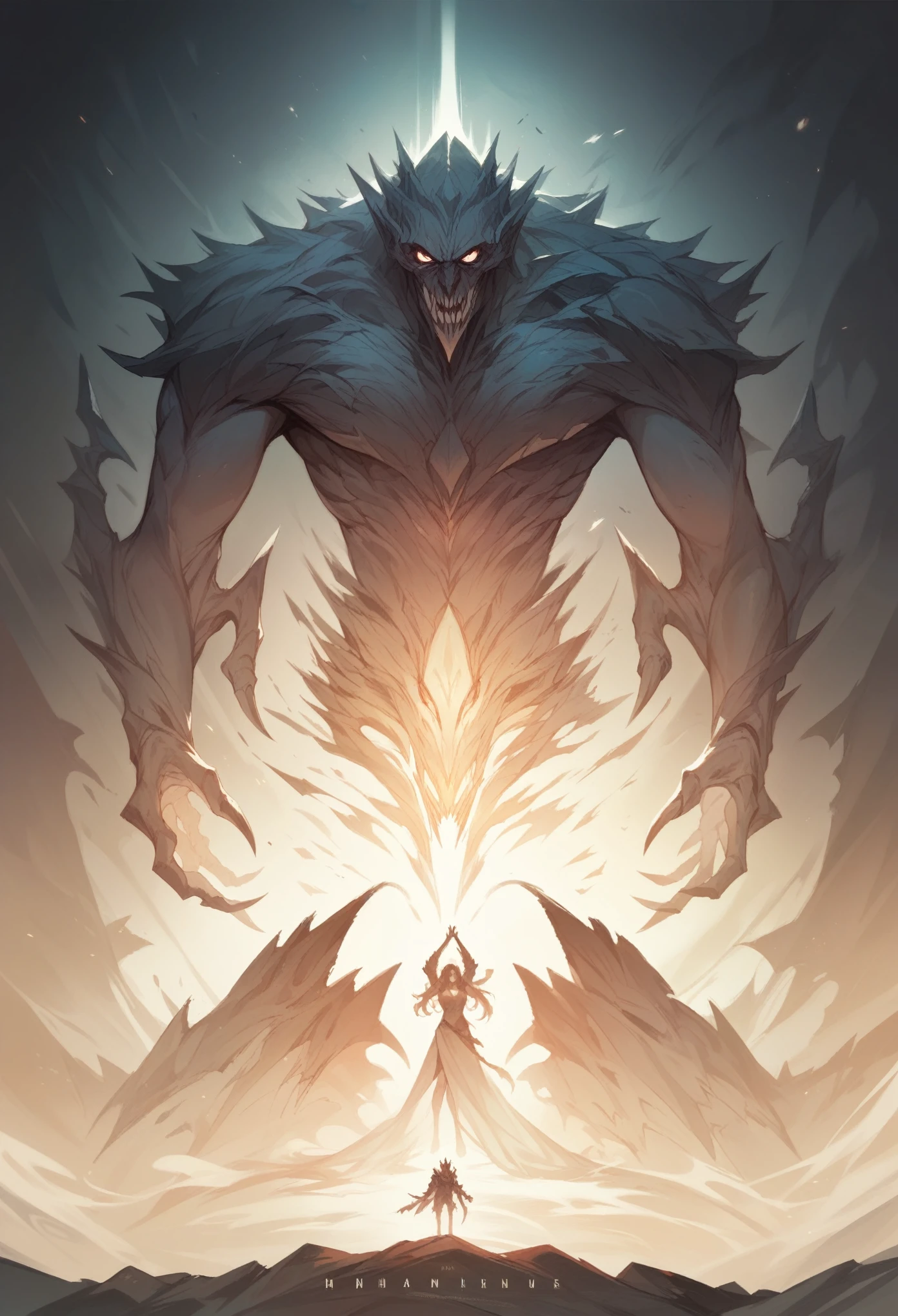 cover page, highres, paid reward available, unparalleled masterpiece, terrifying tale, Hansel and Gretel perfect anatomy, good lighting, volumetric lighting, cinematic shadow,