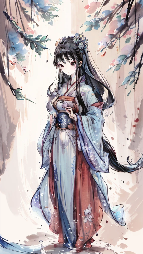 ((4k,masterpiece,best quality)), shuimobysim, traditional chinese ink painting, lotus, hanfu, maxiskit, dress conservatively
Bodybuilder, solo, long blue hair, smile, standing, feet in the water, barefoot,