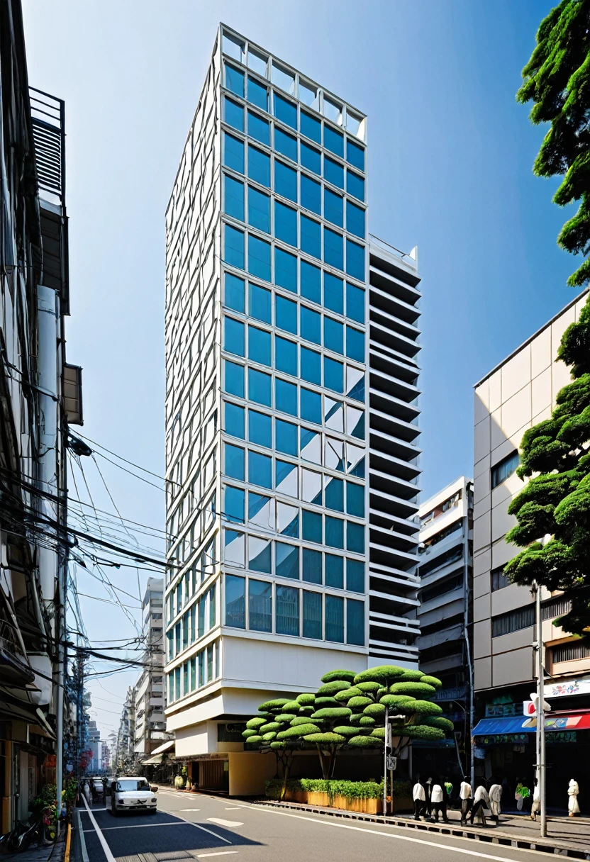 「A」A building in the shape of