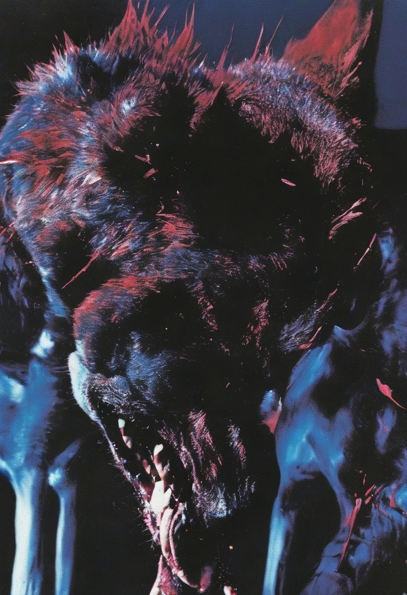 glitch art, lo-fi quality, animal