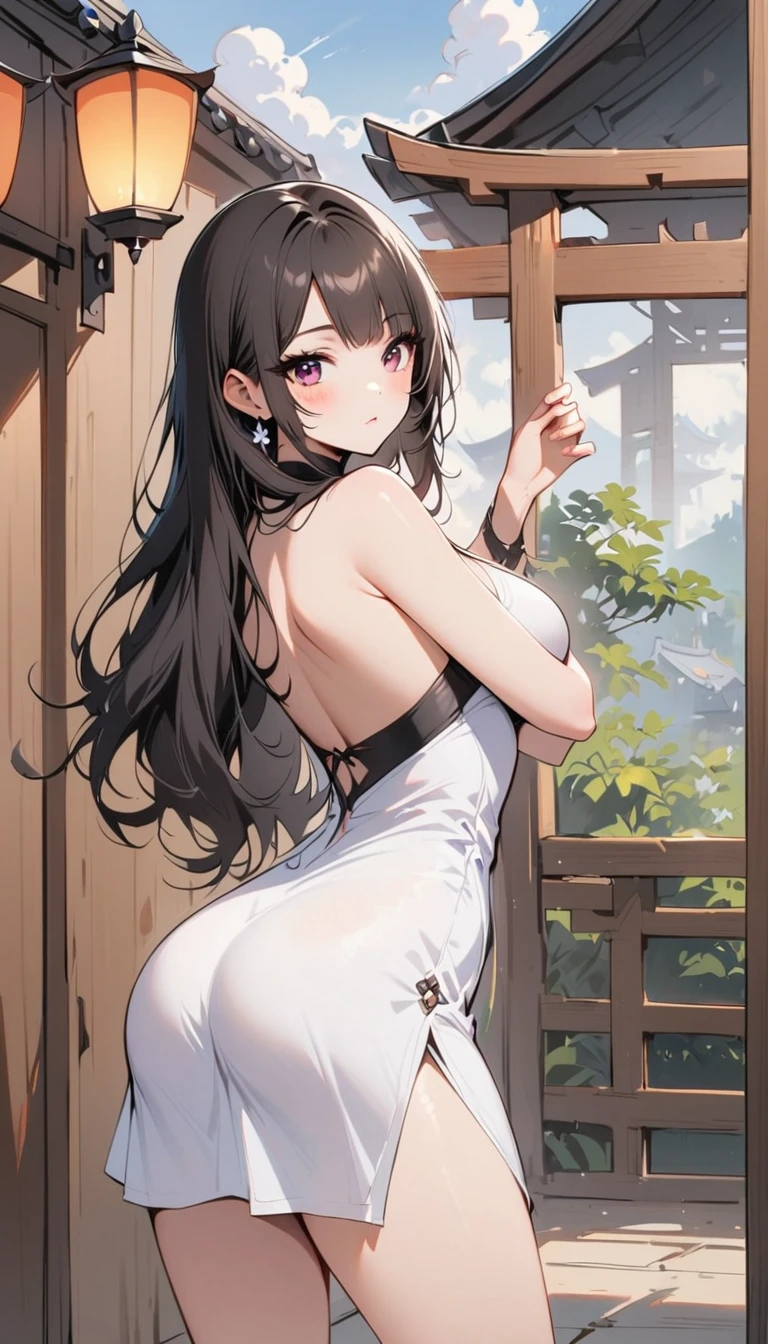 arafed Asian woman in a white dress posing for a picture, gorgeous young Korean women, beautiful Asian Girl, beautiful south Korean women, beautiful young Korean women, Korean Girls, Japanese Goddess, Asian Girl, beautiful Asian woman, an Asian woman, Gorgeous Chinese Model, Japanese Model, Korean women, a young Asian woman, young Asian Girl, Asian woman