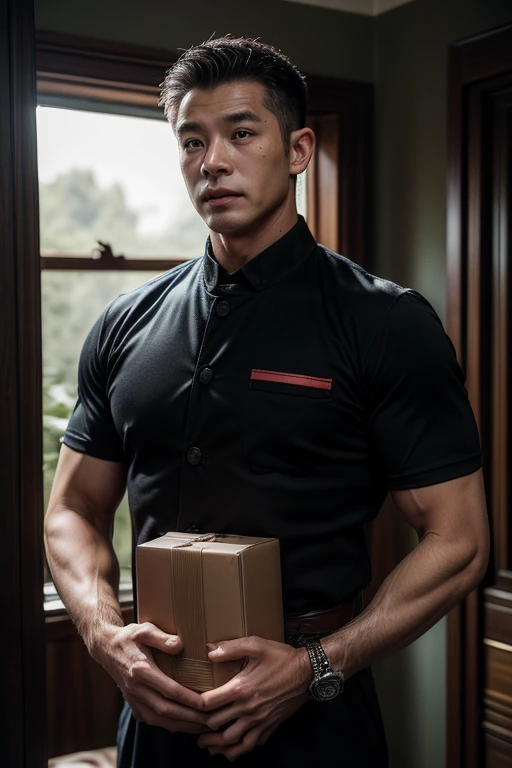 a man fucks a woman, antique room, age difference, appearance difference, trang phục cổ trang nóng bỏng, antique hairstyle, whole body, ((40 year old man, wear official uniform, Muscular body, 6-pack abs, broad shoulders, eo hẹp, handsome masculine face, naked ((Extreme Detail)), greatness, squeeze the girl's chest, kissing the girl's breasts, reached into the girl's pussy)), ((18 year old costume girl, chubby body, full body, nudity ((Extreme Detail)), ngực cực kì to, blush, Embarrassed, happy, scared expression, tình dục, âm đạo hồng hào)), body full of sweat, body covered in semen, make love, wet body, 18-year-old girl, 40 year old man, Face details, thực tế, bed