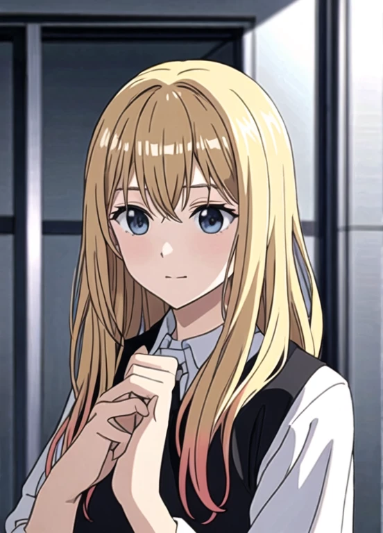 Please dye your hair brown or blonde.