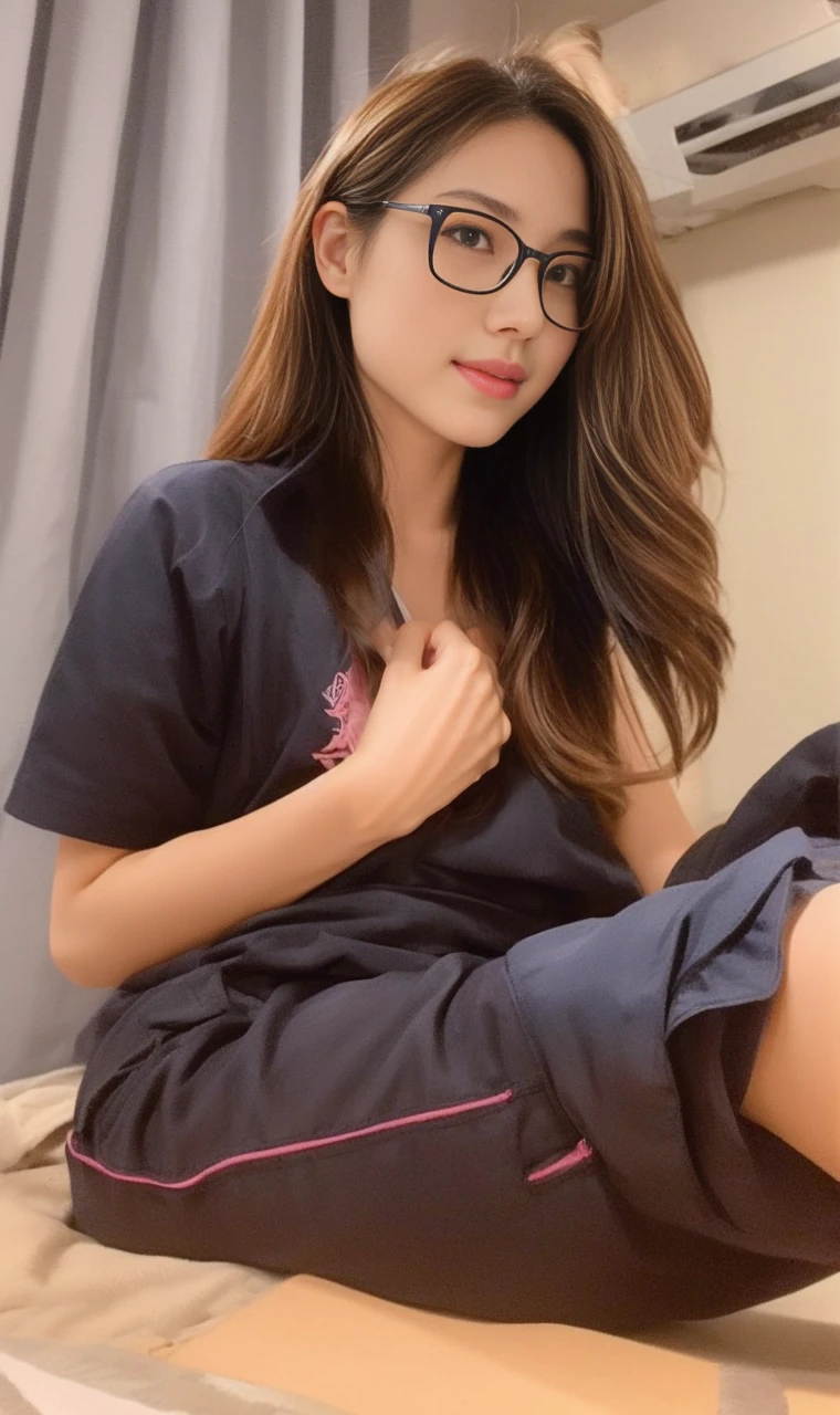 (best quality,10,10,height,Masterpiece:1.2),Special details,(realistic,Realistic picture,Realistic photos:1.37),1 Cute girl in the kitchen,shiny, skin shiny,only,smile softly,BDclothelue shirt:1.3)),short sleeve,shirt, Long pants.,(navy_long_track pants:1.1), ((Kitchen Background)),Dynamic angle,excited,Face focus,dynamic poses,from behind,focus on ass,Masterpiece, best quality, ultra realistic, Too many details, 8k resolution, raw photos, Sharp focus, ((Navy blue shirt:1.1)), short sleeve, long route, perfect body, 2 mature women, 18 years old, Cinema-grade lighting system,blue sweatpants,exercise cloth,correct anatomy,perfect body, correct body, Sharp face, Correct body anatomical, full body, realistic gestures, long-haired, realistic poses,Wear long shorts...........................,The legs are long.,Good shape,carved girl, Slender figure, model, Good shape, beautiful body,blue sweatpants, two girls kissing