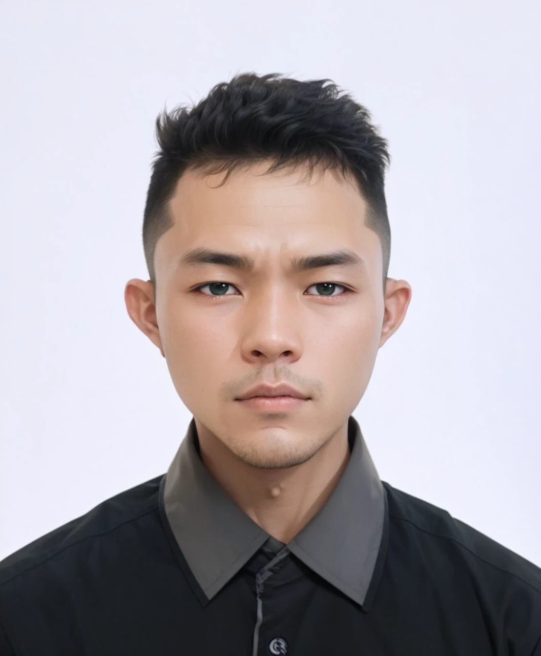 japanes,male people,24 year old,baby-face,Green eyes,Beige hair,loose wavy hair,short-hair,crossed bangs,Komono,Black Hakama,white clothes,firm shoulders,shoulder width 5 meters,Holding a book in hand