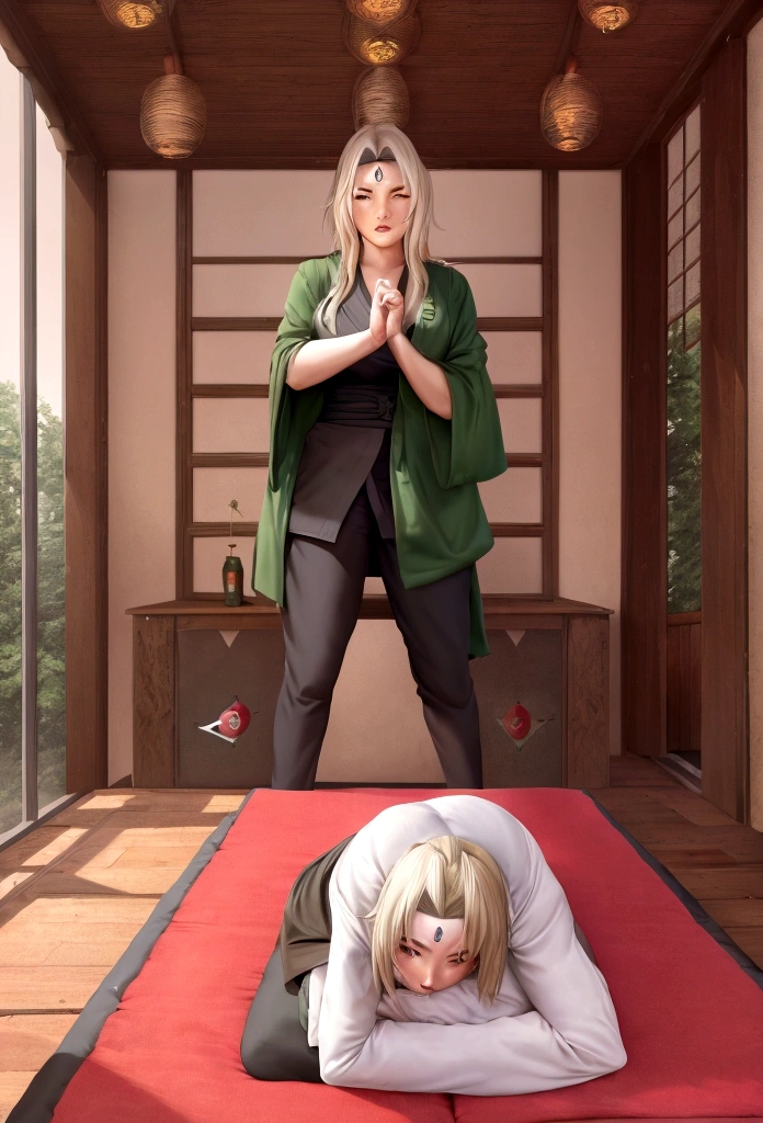 Obra de arte,alta qualidade,Sozinha,quarto, Tsunade senju,1 , Rule 34